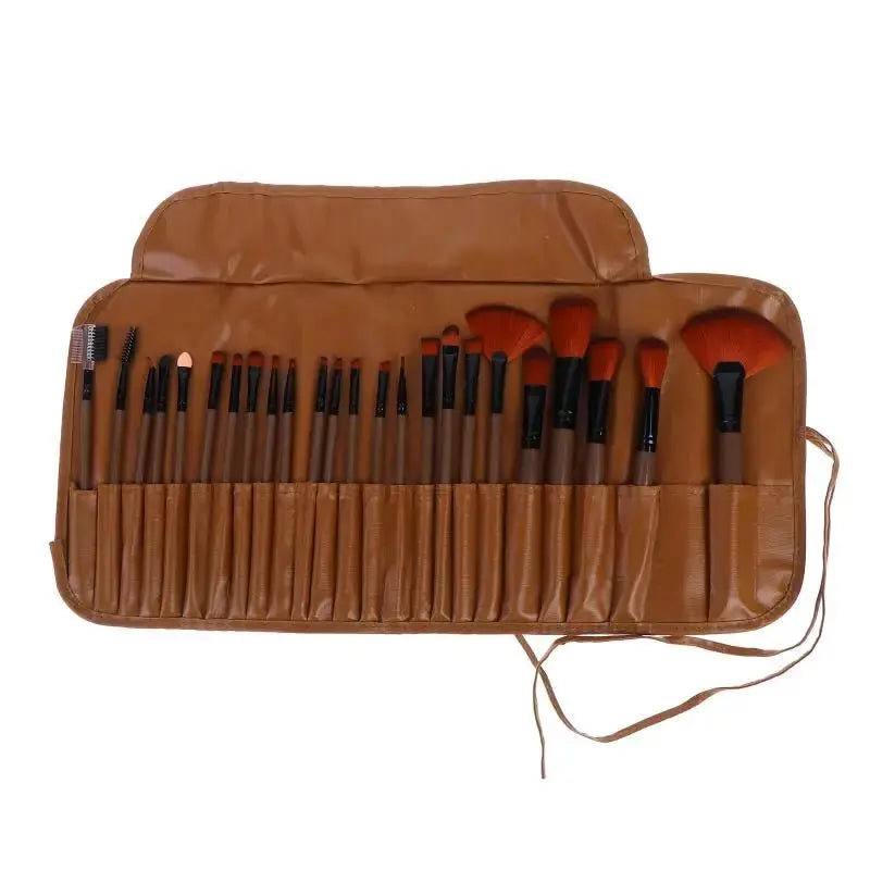 Professional 24Pcs Beauty Brush Set Includes All Makeup Brushes with Organizer Bag for Personal and Travel UseHot High Class Cosmetics