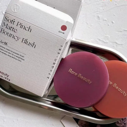 Rare Beauty Soft Pinch Matte Bouncy Cushiony Cream-to-powder Blush Airy And Lightweight Soft Pinch Liquid Blush Natural Flush High Class Cosmetics