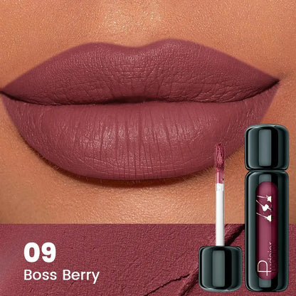 1pc Matte Velvet Lip Gloss, Highly Saturated Liquid Lip Mud, Non-Stick Long Lasting, All Skin Tones Compatible,Mother's Day Gift High Class Cosmetics