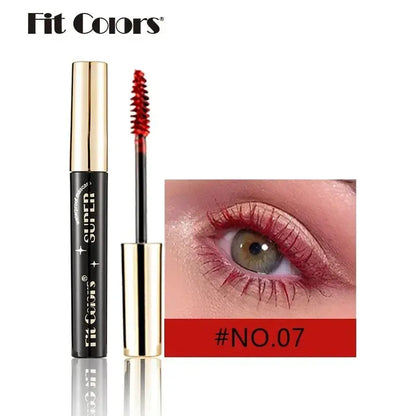 Colored Mascara Makeup 4D Silky Natural Long Eyelashes Mascara Waterproof Long-lasting Extension Thick Lasting Curling Mascara High Class Cosmetics