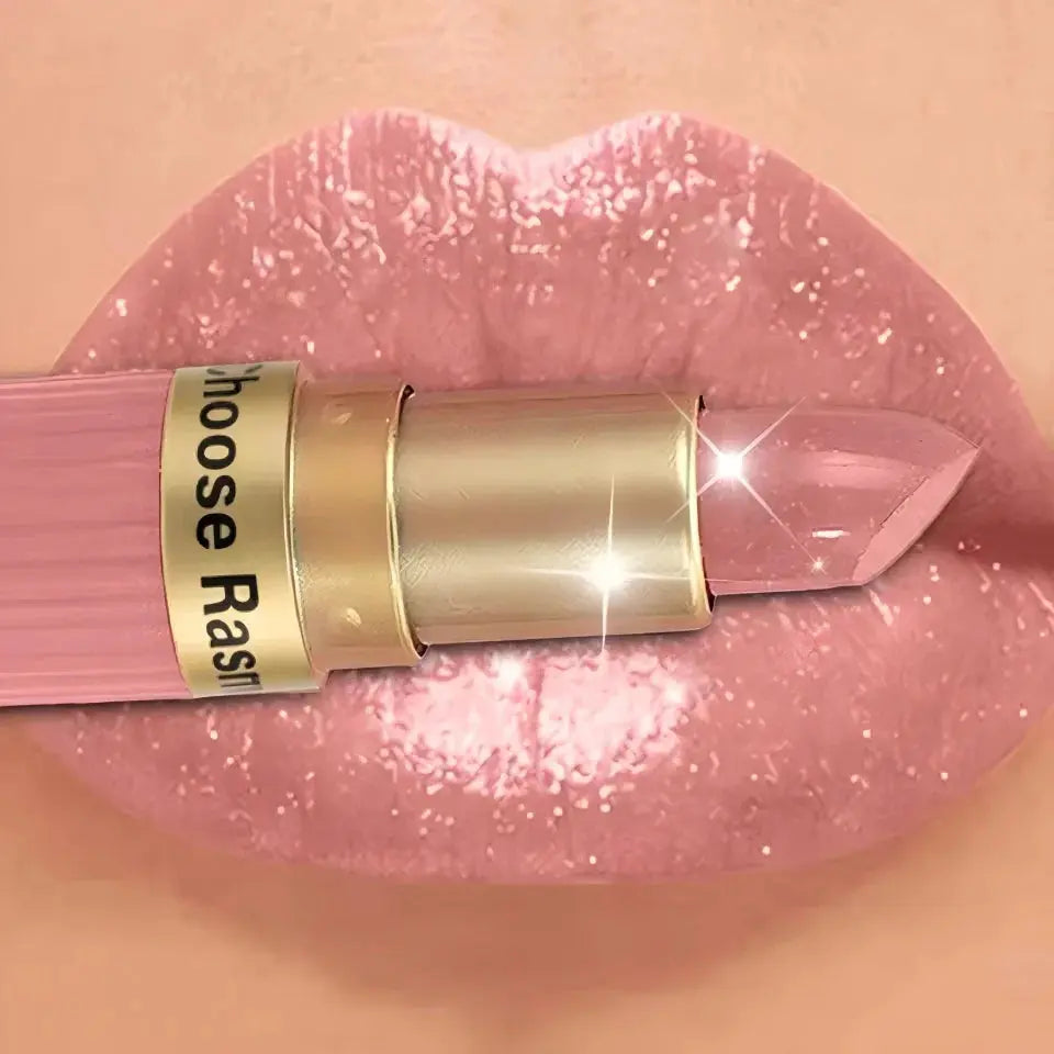 Pearlescent Pink Glitter Velvet Lipstick Metallic Waterproof Long Lasting Matte Shimmer Diamond Lipstick Women Makeup Cosmetic High Class Cosmetics