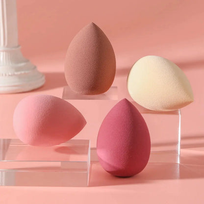 4 Pcs Beauty Egg Makeup Sponge Blenders Beauty Sponges Foundation Applicator High Class Cosmetics