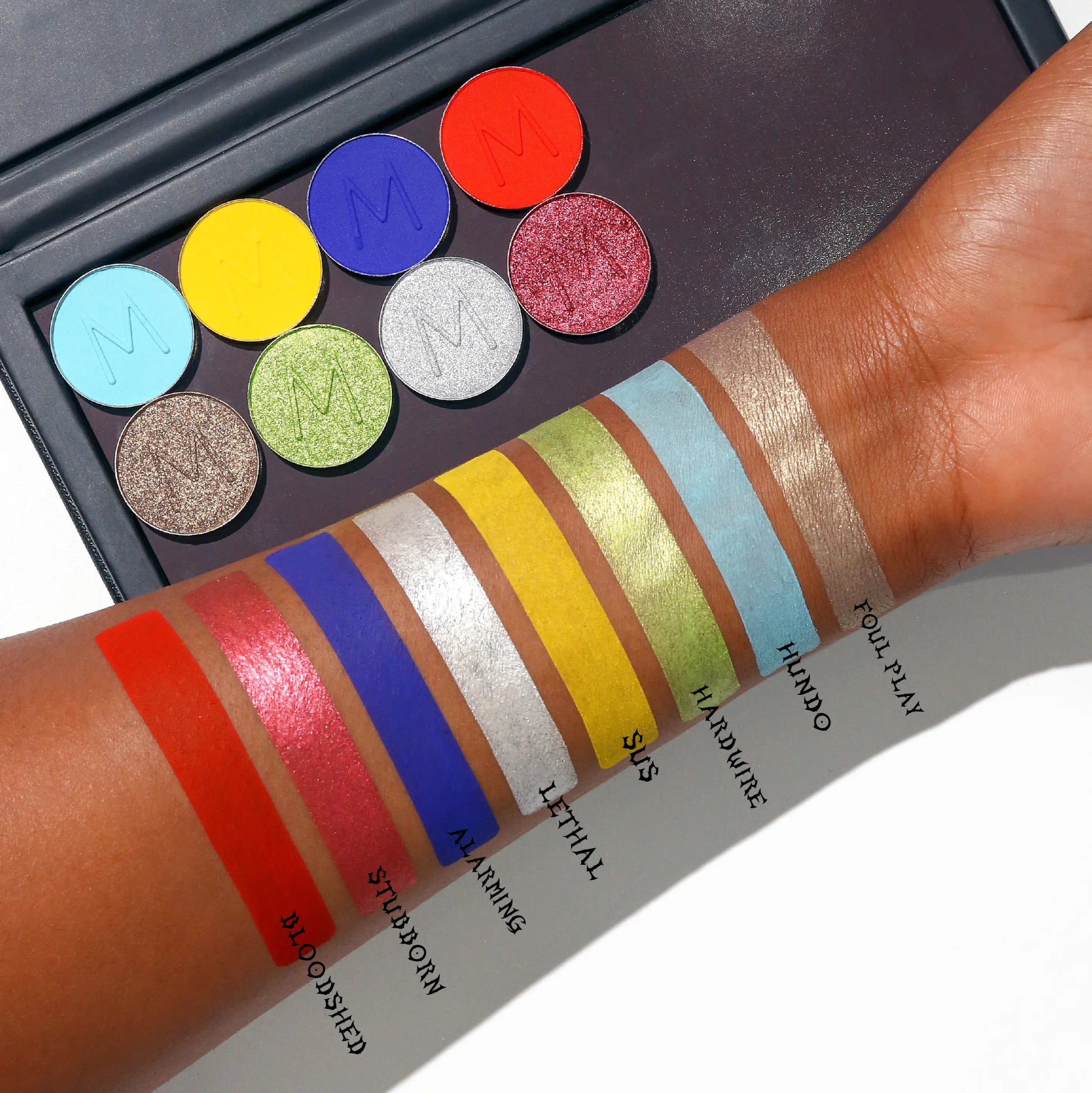Eyeshadow Lineup Makeup A Murder, INC