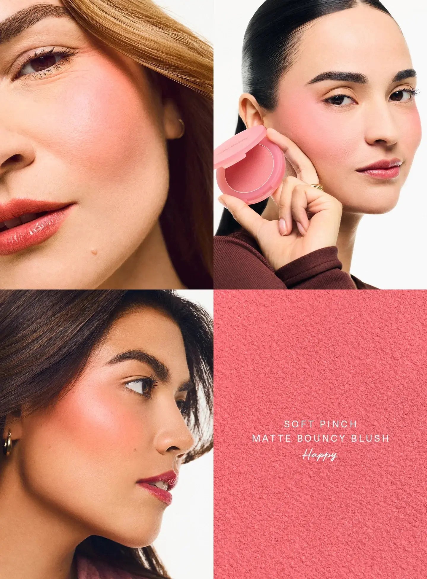 Rare Beauty Soft Pinch Matte Bouncy Cushiony Cream-to-powder Blush Airy And Lightweight Soft Pinch Liquid Blush Natural Flush High Class Cosmetics
