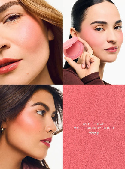 Rare Beauty Soft Pinch Matte Bouncy Cushiony Cream-to-powder Blush Airy And Lightweight Soft Pinch Liquid Blush Natural Flush High Class Cosmetics