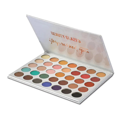 BEAUTY GLAZED Impressed Me Perfect 35 Colors Matte Shimmer Waterproof Longlasting Makeup Palette High Class Cosmetics
