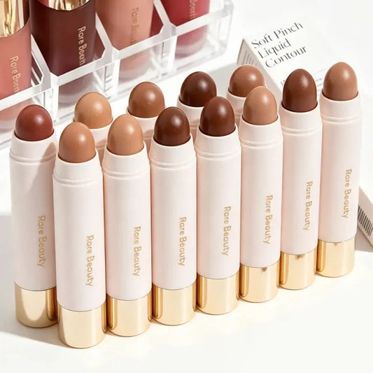 Rare Beauty Always Sunny Happy Sol Silky Three-dimensional Bronze Contour Stick Natural Matte Suitable for Nose Shadow Makeup High Class Cosmetics