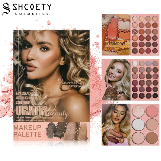 54-color Professional Makeup Palette Book Cosmetics Palette Matte Pearlescent Blush Highlight Contouring All-in-one Cosmetics High Class Cosmetics