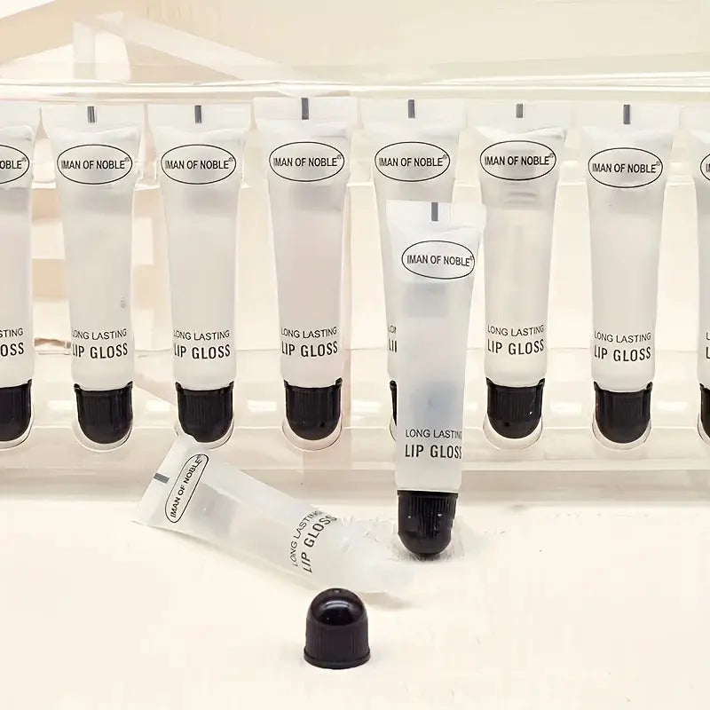 6pcs Glossy Finish Lip Gloss, Moisturizing Cream for All skin Types,Non-Sticky Hydrating Lip Oil, Long-Lasting Shine for Dry Lip High Class Cosmetics