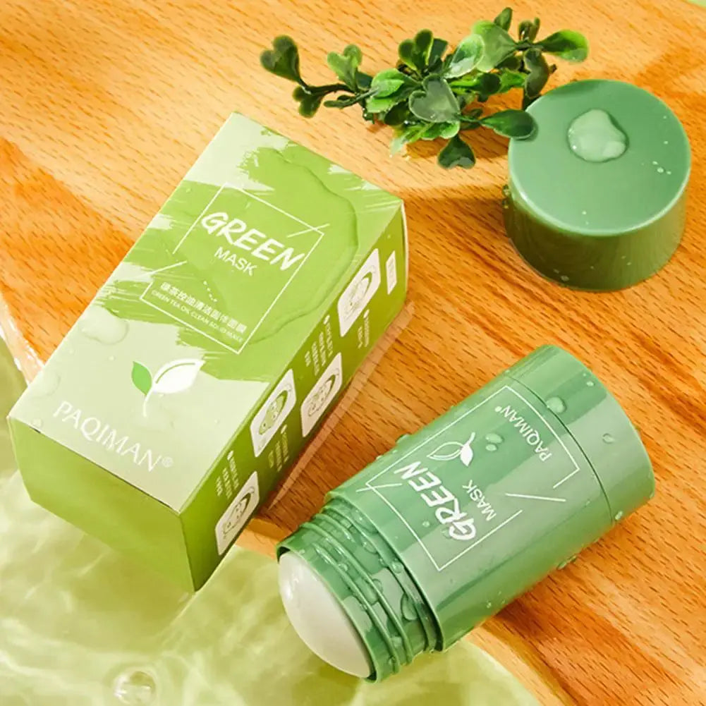 Green Tea Mask Face Clean Green Tea Cleansing Deep Moisturizing Shrink Pores Blackhead Acne Facial Korean Skin Care High Class Cosmetics