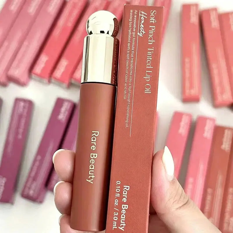 Rare Beauty Liquid Blush Silky and Glides On Smoothly Nature Long Lasting Plump Happy Hope Delight Stained Lipstick Gloss Makeup High Class Cosmetics