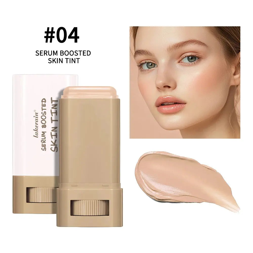 Skin Tint Stick Waterproof Nourishing Solid Tinted Serum Foundation Skin Tint Balm Face Tinted Face Contour Stick Makeup High Class Cosmetics