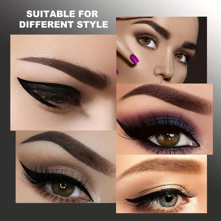 Waterproof Eyebrow Pen, Microblading Eyebrow Pencil With 4 Split Head, Natural Looking Brows Makeup ( 5 Colors) High Class Cosmetics