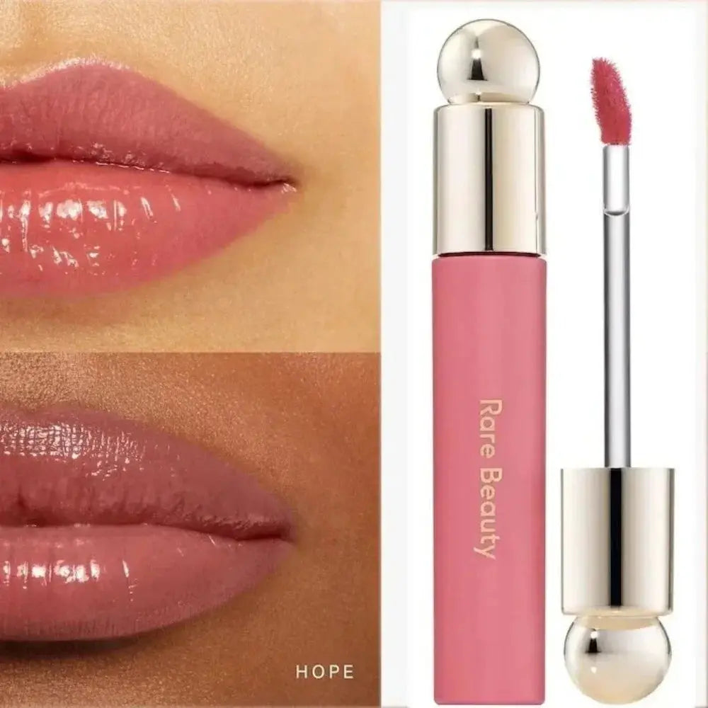 Rare Beauty Blush Lip Gloss Brightens The Complexion Is Silky And Beautiful And Enhances Contours Girl Women Makeup With Box High Class Cosmetics