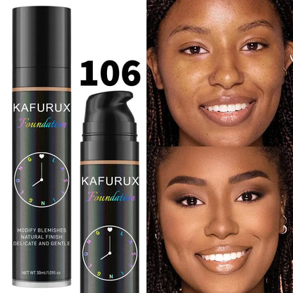 8 colors Liquid Foundation Effective Concealer Waterproof Sweat-resistant Face Korean Makeup Porfession Face Base Cosmetics Gift High Class Cosmetics