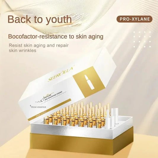 Hyaluronic Acid Peptide Whitening Serum Remove Dark Spots Melanin Brighten Shrink Pores  Moisturizing Fade Fine Lines High Class Cosmetics