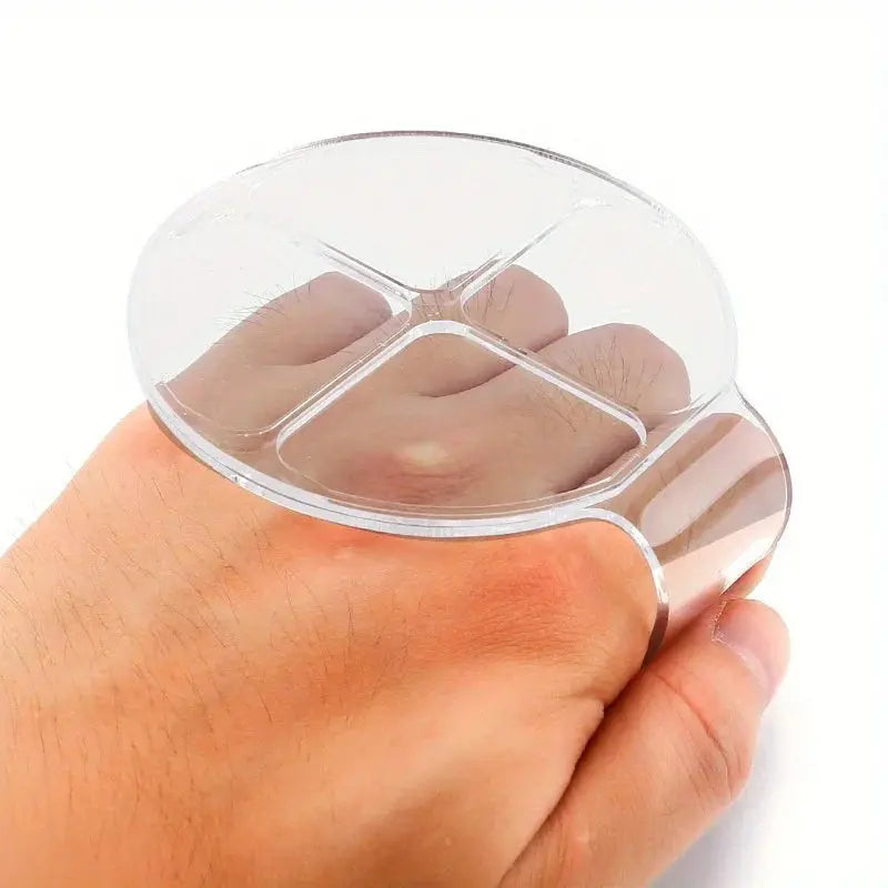 Hand Makeup Mixing Palette Makeup Hand-Held Palette Nail Art Manicure Palette Clear Makeup Palette For Mixing Foundation High Class Cosmetics