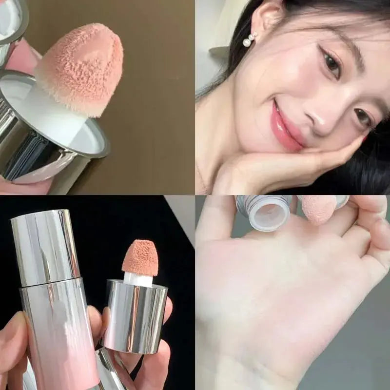 Korean Liquid Powder Blusher Natural Enhancement Color Low Saturation Matte Multi-purpose Powder Blusher Liquid Water Gloss High Class Cosmetics