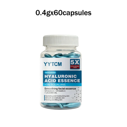 Hyaluronic acid deep moisturizing capsule essence, deep moisturizing and brightening skin essence (0.4gx30 capsules)/bag -1 bag High Class Cosmetics