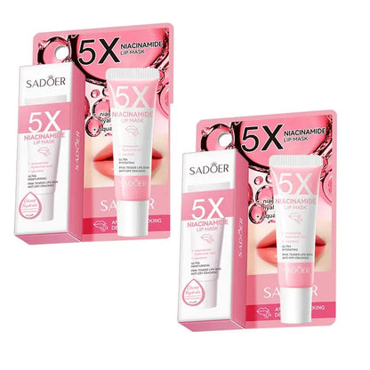 5X Niacinamide Plumping Lip Mask – Intense Hydration & Anti-Dryness for Soft, Pink Lips | Care Chapped Lips Overnig 10g/pc High Class Cosmetics