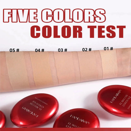 Korean Air Cushion Foundation - Light Natural Moisturizing Concealer Whitening Oil-Control Women's Long-lasting Makeup Base High Class Cosmetics