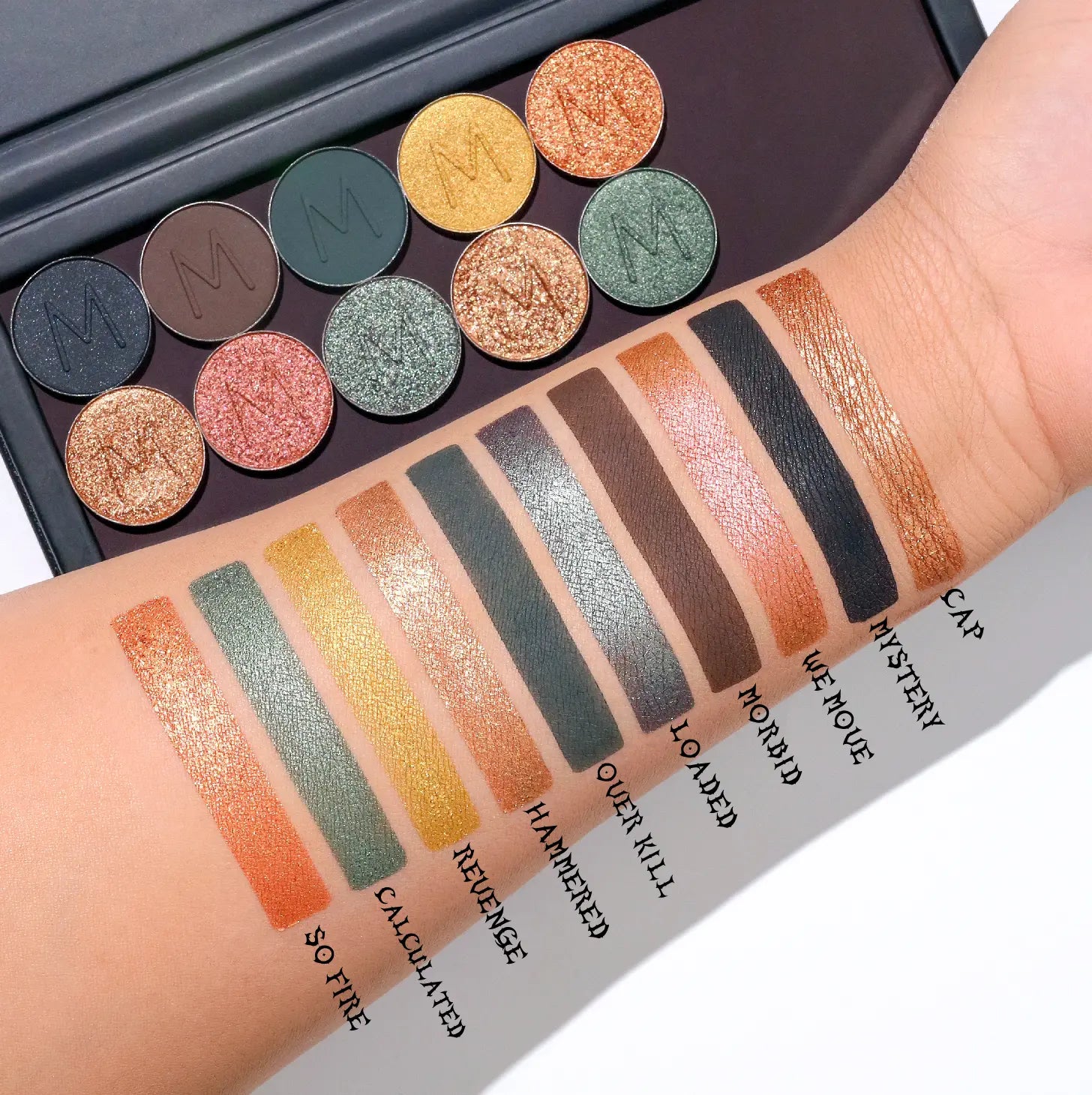 Eyeshadow Lineup Makeup A Murder, INC