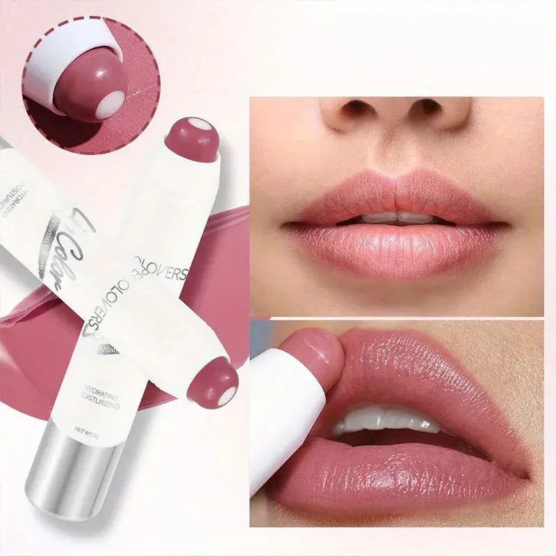 Nude Sandwich Lipstick Cute Moisturizing Long-lasting Non-stick Cup Lip Glaze Makeup Lip Balm Moisturizing Lip Gloss Base High Class Cosmetics