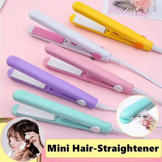 Mini Hair-Straightener Curly and Straight Hair Supplies Thermostatic Electric Ceramic Curling Iron National standard double flat High Class Cosmetics