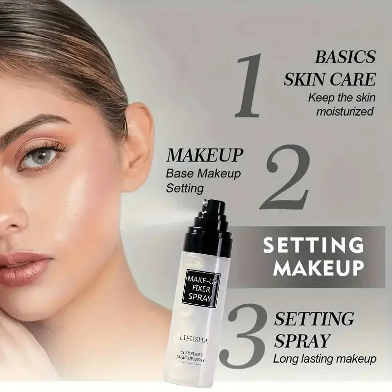 Makeup Fixing Setting Spray Waterproof Sweatproof Long Lasting Oil Control Hydrating Makeup Fixing Setting Spray Cosmetics High Class Cosmetics