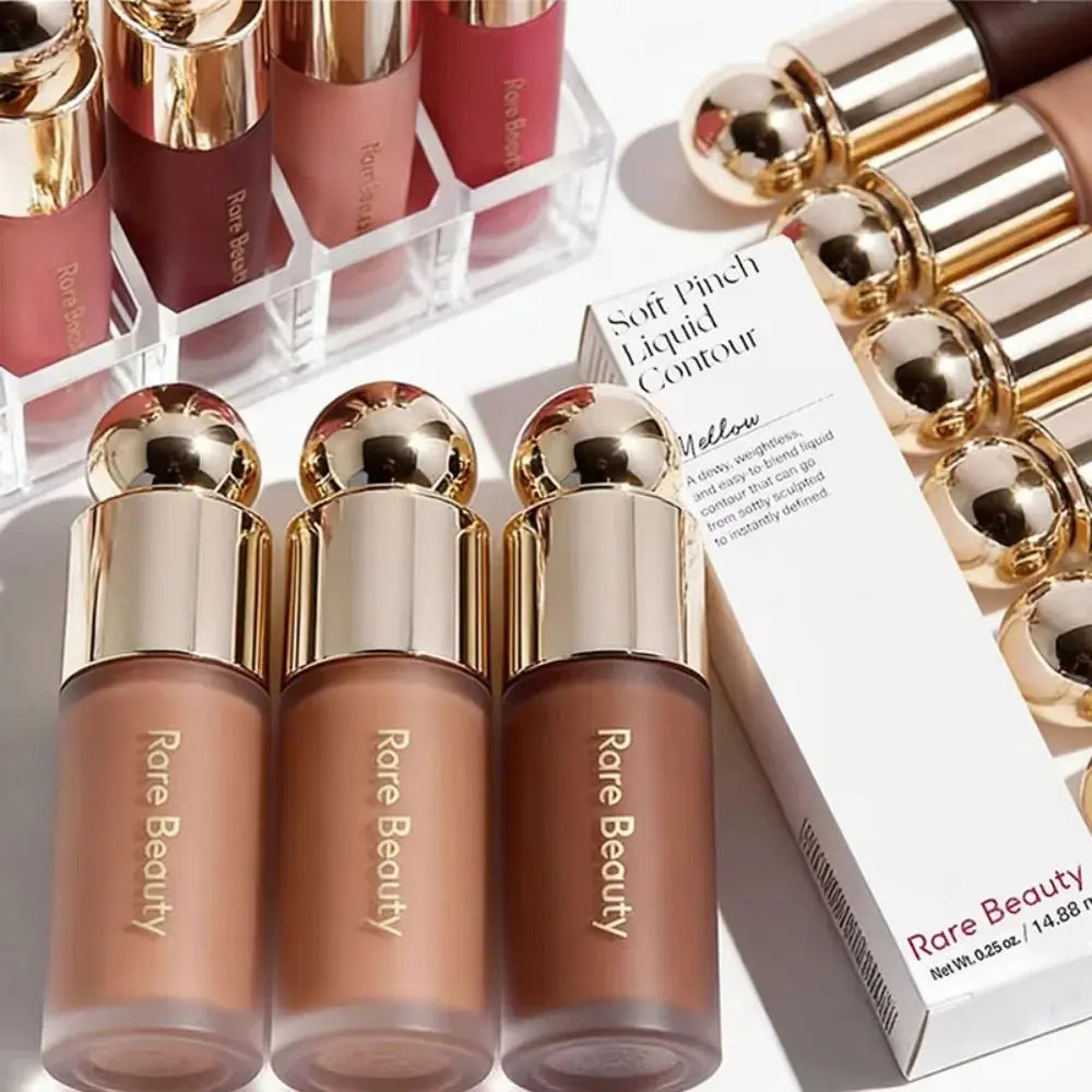 Rare Beauty 3D Face Contour Liquid Bronzer Shade Smooth Highlight Mirror Lasting Natural Nose Shadow Waterproof Brighten Makeup High Class Cosmetics