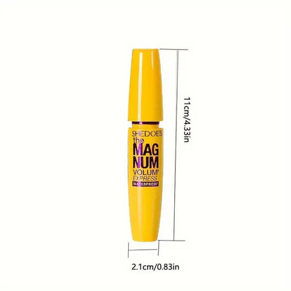 Waterproof and Slender Eye Black, Curly, Thick, Natural, Easy to Apply, Long-Lasting, Yellow and Fat Eye Black High Class Cosmetics
