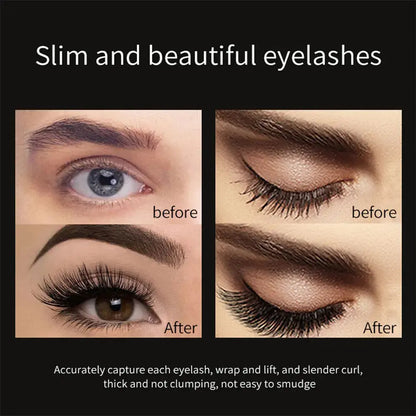 4D Brilliant Starry Sky Black  Mascara Slim, Thick, Curled, Waterproof, Long lasting, Non Staying Mascara High Class Cosmetics