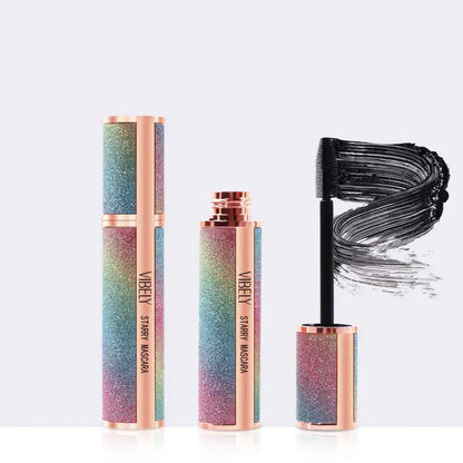 4D Brilliant Starry Sky Black  Mascara Slim, Thick, Curled, Waterproof, Long lasting, Non Staying Mascara High Class Cosmetics