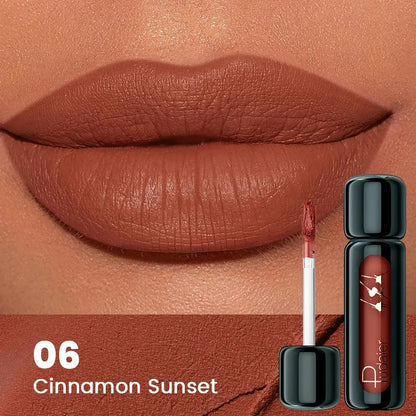1pc Matte Velvet Lip Gloss, Highly Saturated Liquid Lip Mud, Non-Stick Long Lasting, All Skin Tones Compatible,Mother's Day Gift High Class Cosmetics
