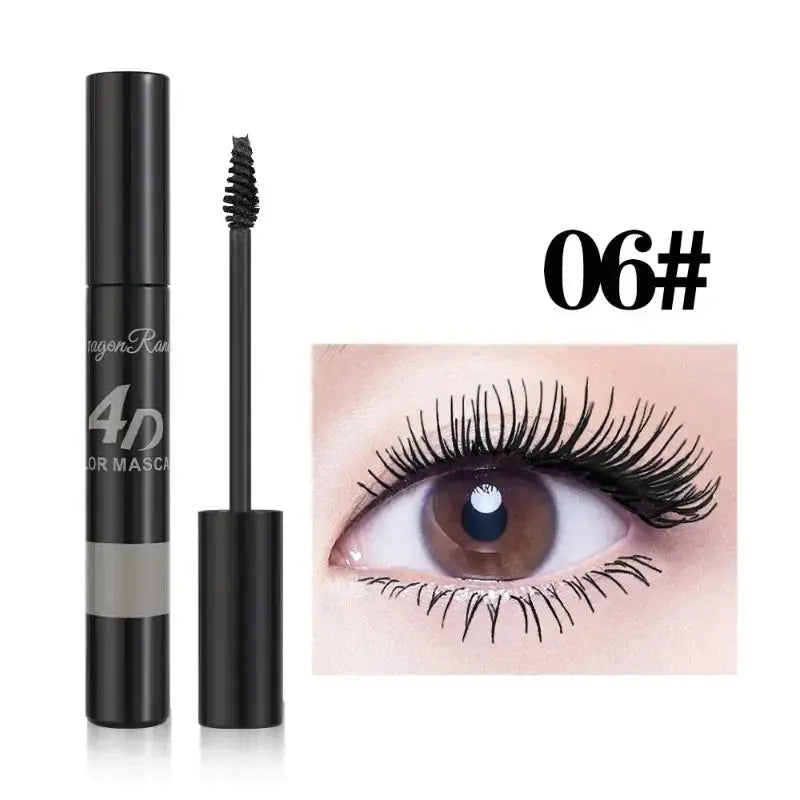 Colored Mascara Makeup 4D Silky Natural Long Eyelashes Mascara Waterproof Long-lasting Extension Thick Lasting Curling Mascara High Class Cosmetics