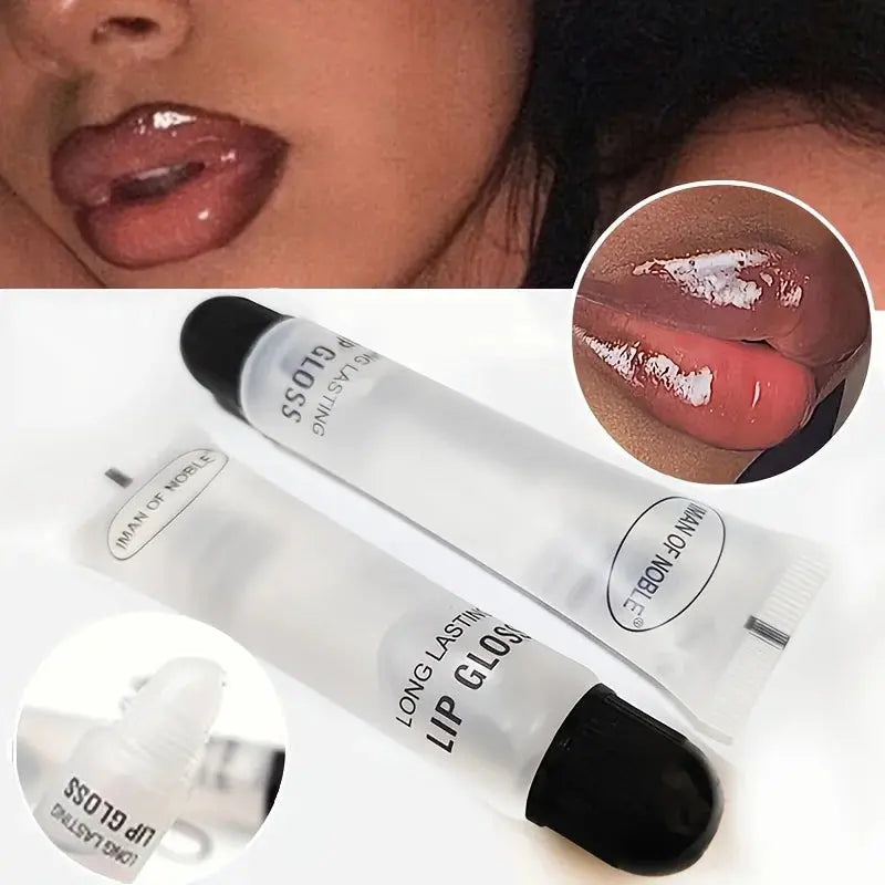 6pcs Glossy Finish Lip Gloss, Moisturizing Cream for All skin Types,Non-Sticky Hydrating Lip Oil, Long-Lasting Shine for Dry Lip High Class Cosmetics