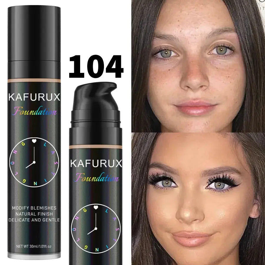 8 colors Liquid Foundation Effective Concealer Waterproof Sweat-resistant Face Korean Makeup Porfession Face Base Cosmetics Gift High Class Cosmetics