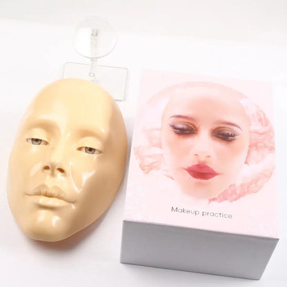 Makeup Full Face Practice Model 5D Silicone Bionic Skin Mannequin Eye eyebrow Eyelash Eyeshadow for beginner Makeup High Class Cosmetics