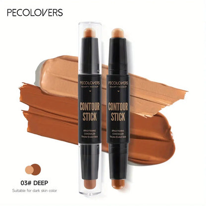 Double Head Highlight Pen Face Make Up Liquid Waterproof Contouring Foundation Contour Makeup Concealer Stick Pencil Cosmetics High Class Cosmetics