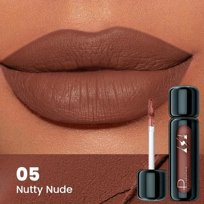 1pc Matte Velvet Lip Gloss, Highly Saturated Liquid Lip Mud, Non-Stick Long Lasting, All Skin Tones Compatible,Mother's Day Gift High Class Cosmetics