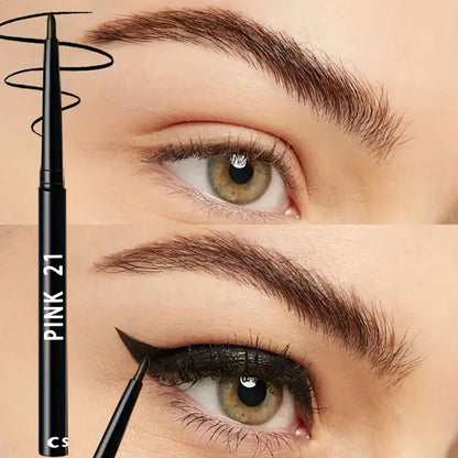 5-Pack Waterproof & Sweat-Proof Black Eyeliner Pencil -Long-Lasting, Smudge-ProofFor Bold Eye Makeup, EasyGlide Formula for Perf High Class Cosmetics